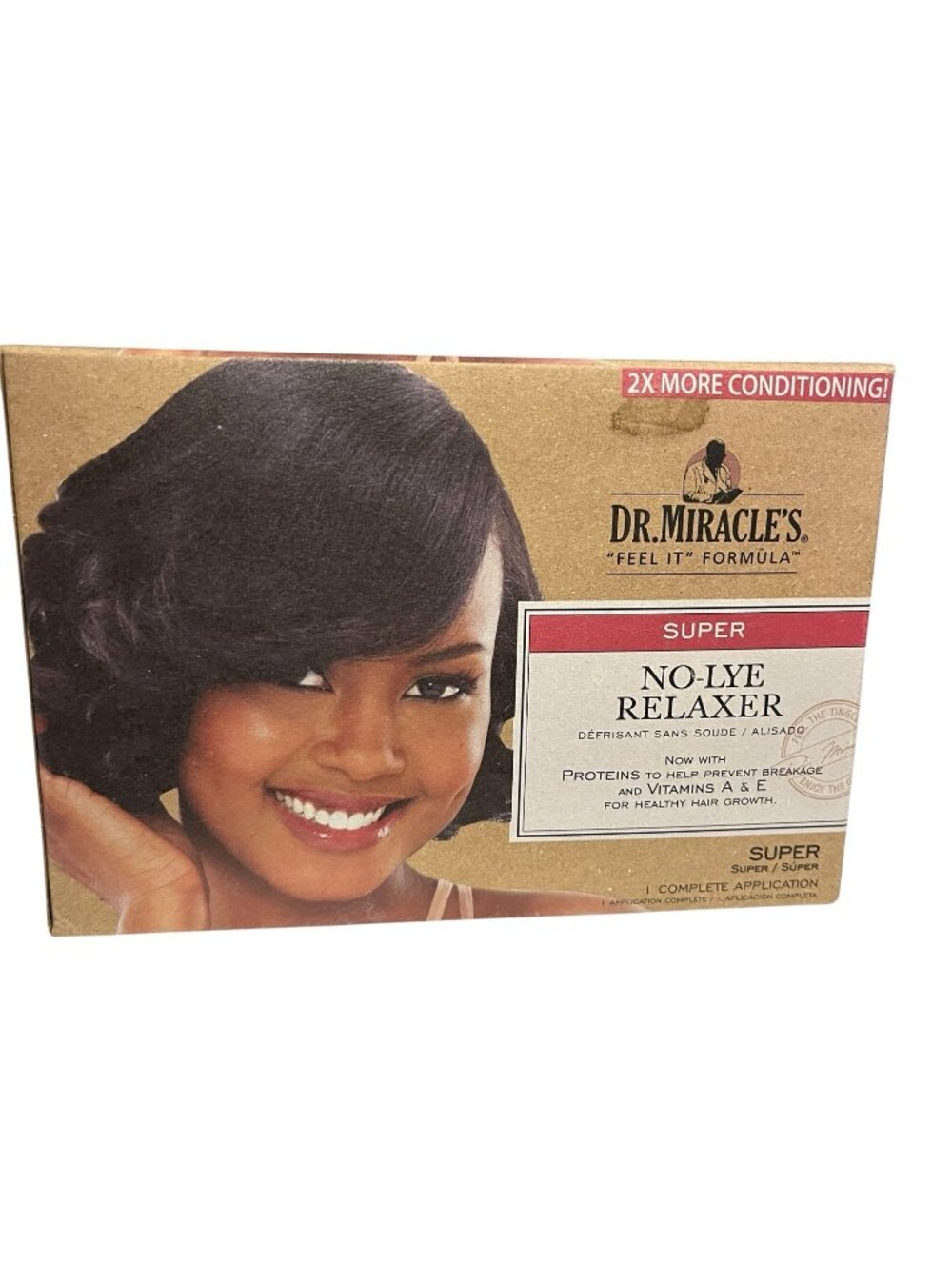 Dr. Miracle's Feel It Formula No-Lye Relaxer Super Cream 2X Conditioning 06/2026